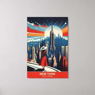 New York: Heart of Innovation Canvas Print