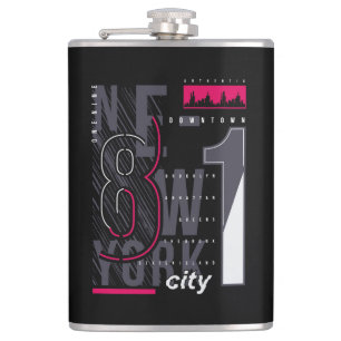New York Hip Flask
