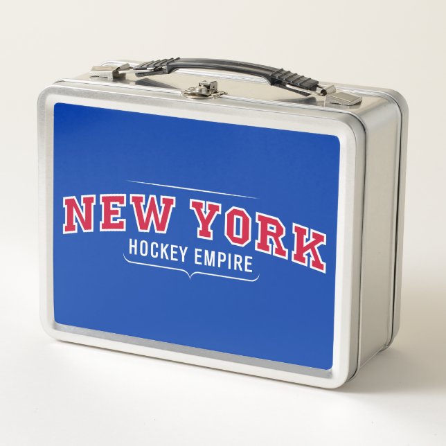 New York Hockey Empire - Blue Lunch Box (Front)