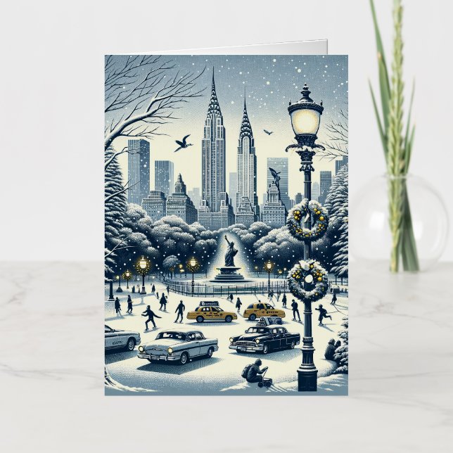 New York Holiday Elegance - Customizable Christmas (Front)