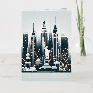 New York Holiday Elegance - Customizable Christmas