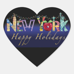 New York Holiday Sticker