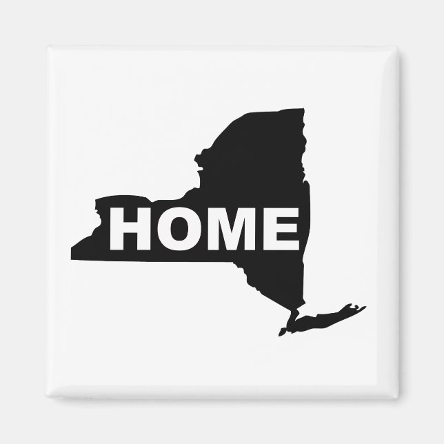 New York Home Magnet Fridge Refrigerator State (Front)