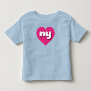 New York hot pink heart - I love ny Toddler T-shirt