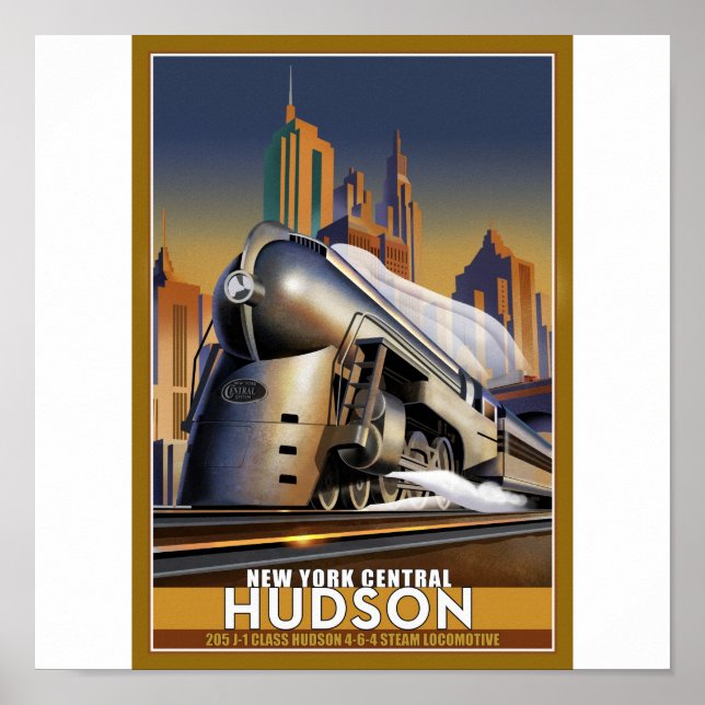 New York Hudson Loco Poster (Front)