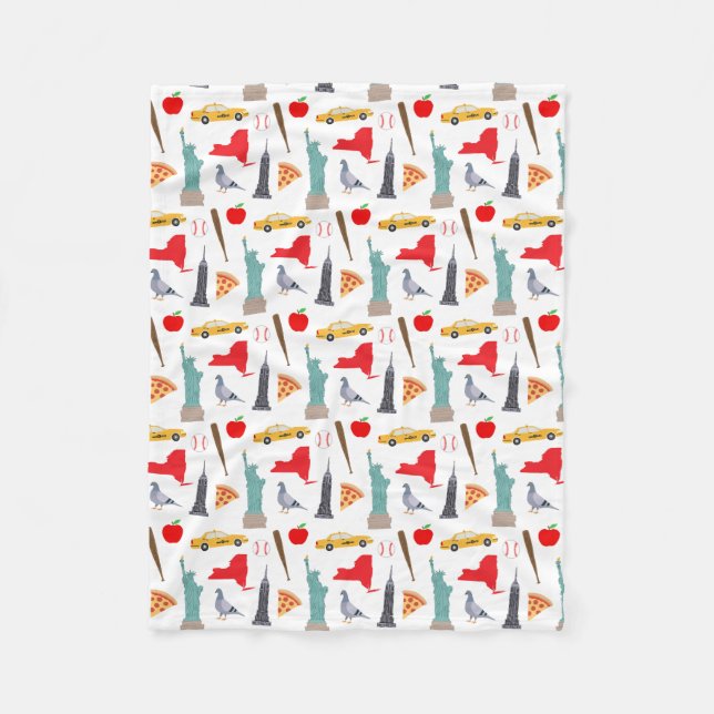 New York Icons Fleece Blanket (Front)