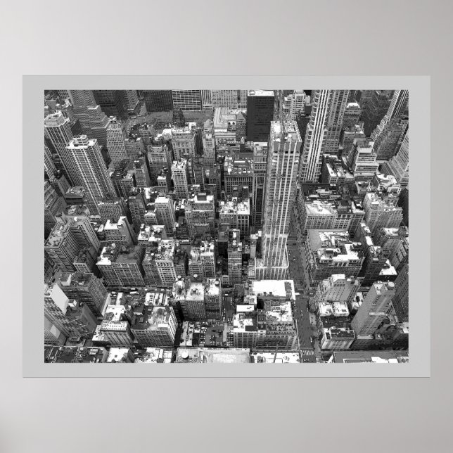 New York Imprimer New York Manhattan Poster Citysc (Devant)