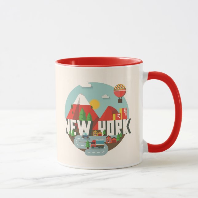 New York in Design Mug (Right)