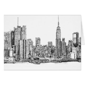 New York ink drawings
