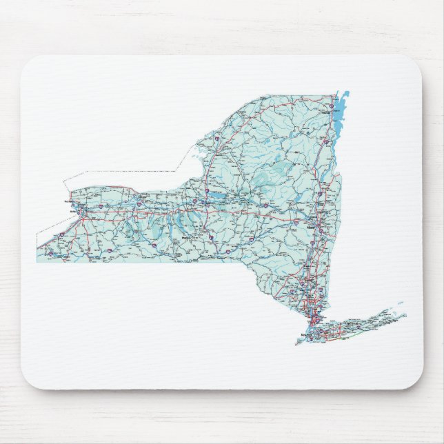New York Interstate Map Mousepad (Front)