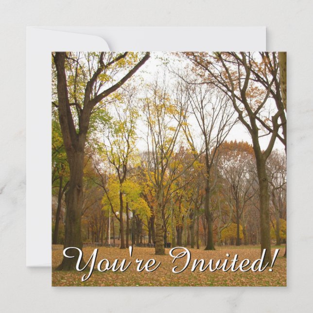 New York Invitations Personalized New York RSVP (Front)