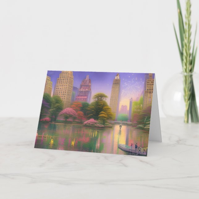 New York is one of the most iconic and vibrant cit Note Card (Front)