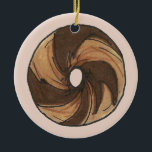 New York Jewish Deli Marble Rye Bagel Breakfast Ceramic Ornament<br><div class="desc">Ornament features an original marker illustration of a New York-style marble rye bagel. A perfect Christmas gift for your favourite foodie!

This illustration is also available on other products. Don't see what you're looking for? Need help with customization? Contact Rebecca to have something designed just for you.</div>