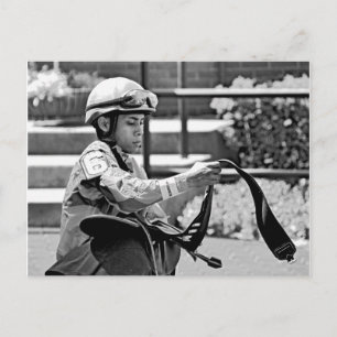 New York Jockey "Manuel Franco" Postcard