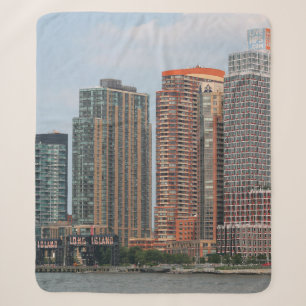 NEW YORK - JULY 5, 2015: Long Island City waterfr Sherpa Blanket