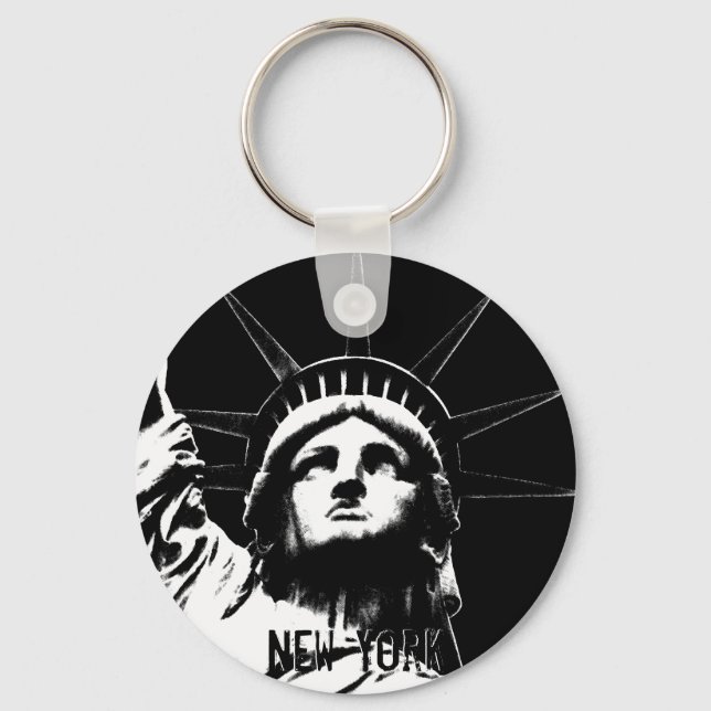 New York Key Chain Statue of Liberty NYC Souvenir (Front)