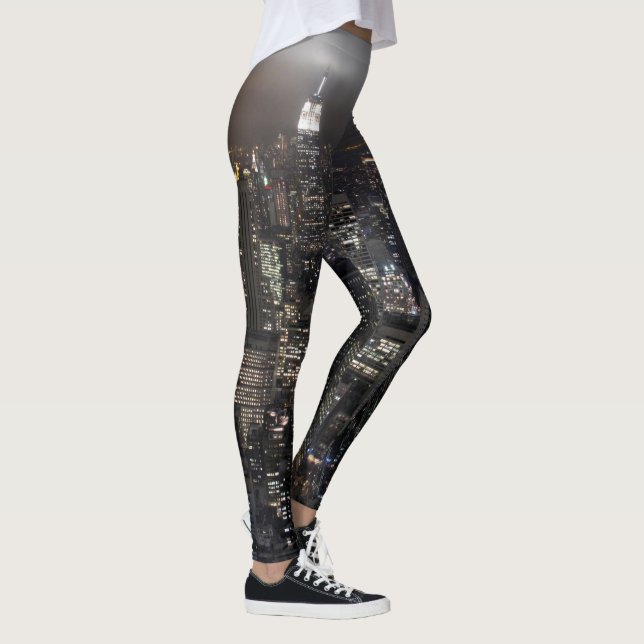 New York Leggings NYC Skyline Stretchy Pants (Right)