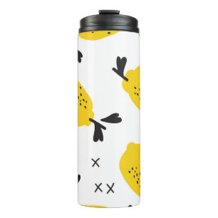 New York Lemons: Vintage Cut-Outs Thermal Tumbler