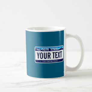 New York License Plate _1 Coffee Mug