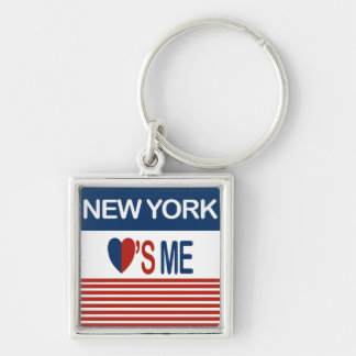 New York Loves Me Keychain