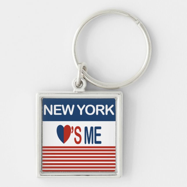 New York Loves Me Keychain (Front)