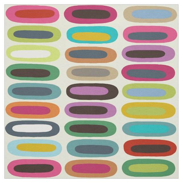 New York lozenge cream Fabric (Swatch)