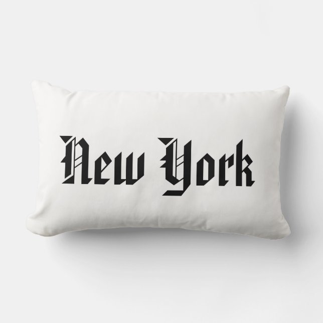 New York Lumbar Pillow (Front)