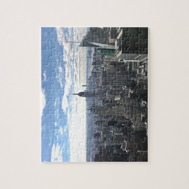 New York Manhattan Empire State Jigsaw Puzzle (Vertical)