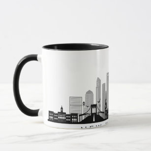 NEW YORK Manhatten USA City Skyline Silhouette Mug