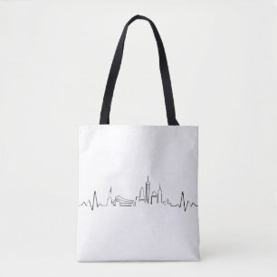 NEW YORK Manhatten USA City Skyline Silhouette Tote Bag