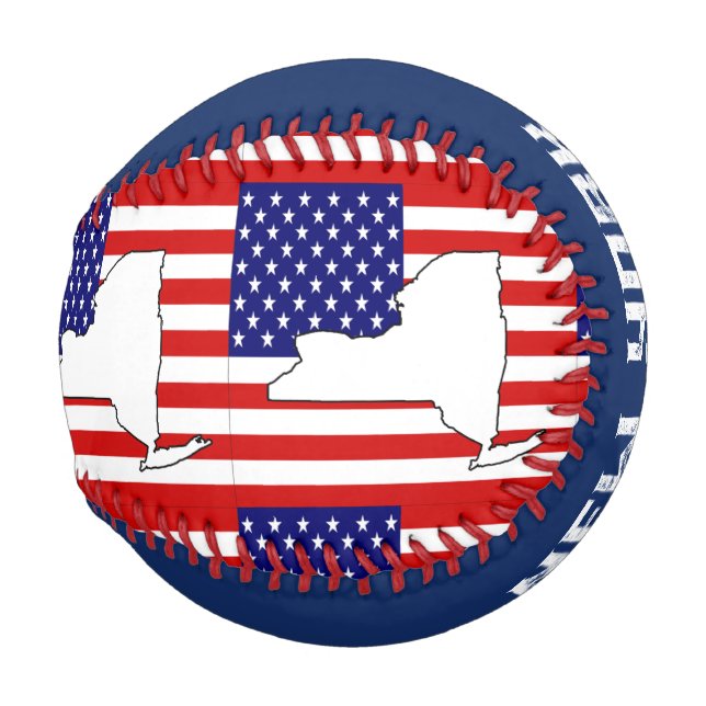 NEW YORK MAP BASEBALL (Front Right)