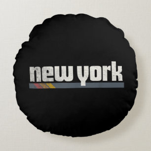 New York Men Women GiftNew York Men Women Gift Round Pillow