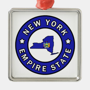 New York Metal Ornament