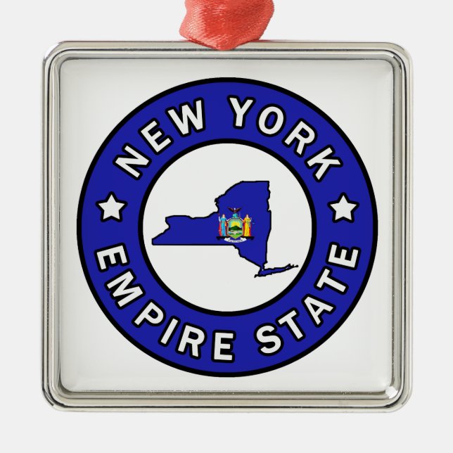 New York Metal Ornament (Front)