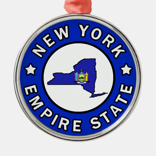 New York Metal Ornament (Front)