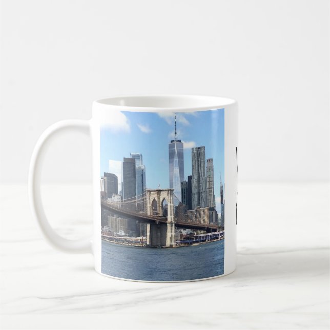 New York Modern Two Photos Coffee Mug (Left)