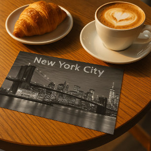New York Moments Urban Skyline Souvenir Postcard