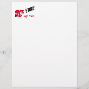 New York my love Letterhead
