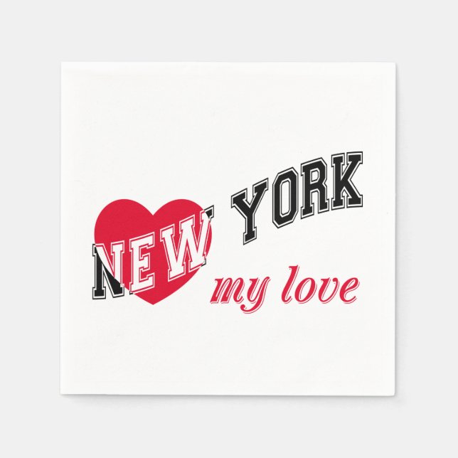 New York my love Napkin (Front)
