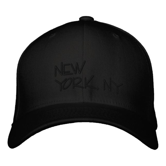 New York, N.Y. / Embroidered Hat (Front)