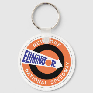New York National Speedway Keychain