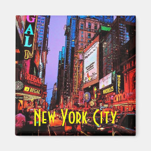 New York Neon Magnet