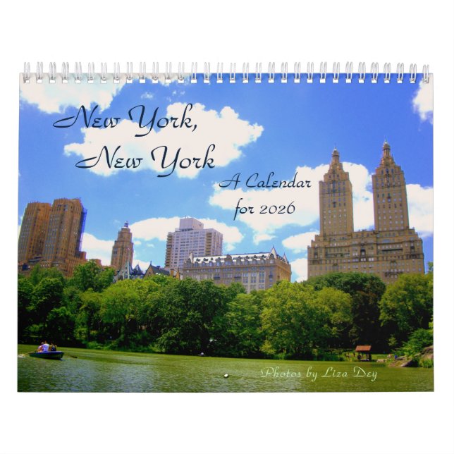 New York, New York  A Calendar for 2026 (Cover)