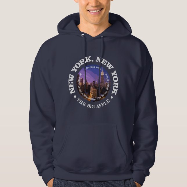 New York, New York (cities) Hoodie (Front)
