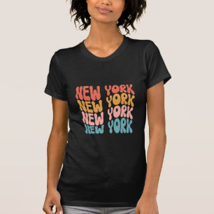 New York New York Colourful T-Shirt