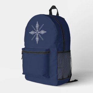 New York, New York Hidden Words and Images  Printed Backpack