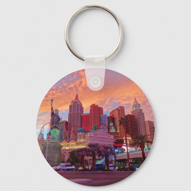 New York – New York Hotel #3 Keychain (Front)
