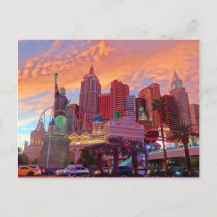 New York – New York Hotel #3 Postcard