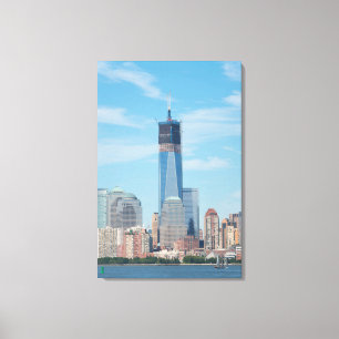 New York, New York. Manhattan City Skyline Canvas Print