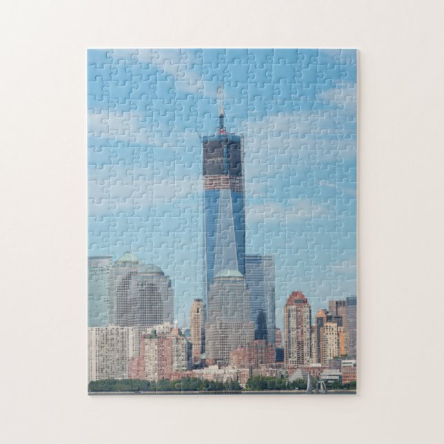 New York, New York. Manhattan City Skyline Jigsaw Puzzle (Vertical)